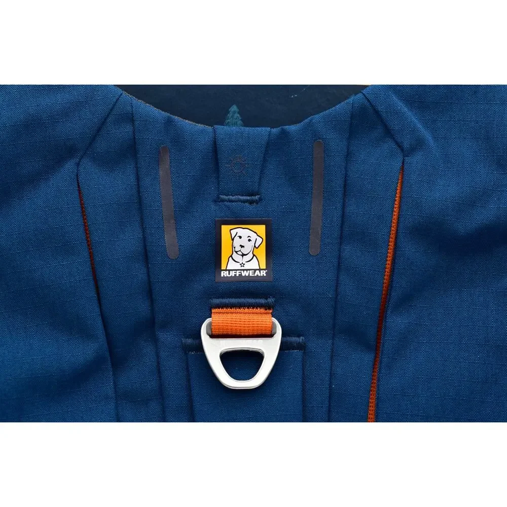 Ruffwear Switchback Dog Back Pack Harness Pockets Reflective Blue Moon S NWT
